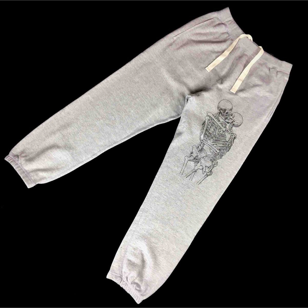 新品 骸骨 ガイコツ ドクロ スケルトン 恋人 KISS スウェット パンツ メンズのパンツ(その他)の商品写真