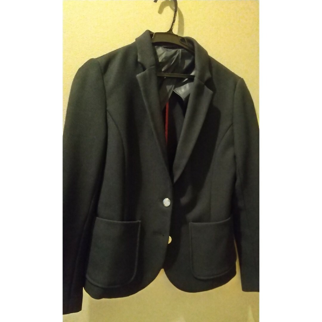 GU(ジーユー)のジャケット ネイビー レディースのジャケット/アウター(テーラードジャケット)の商品写真
