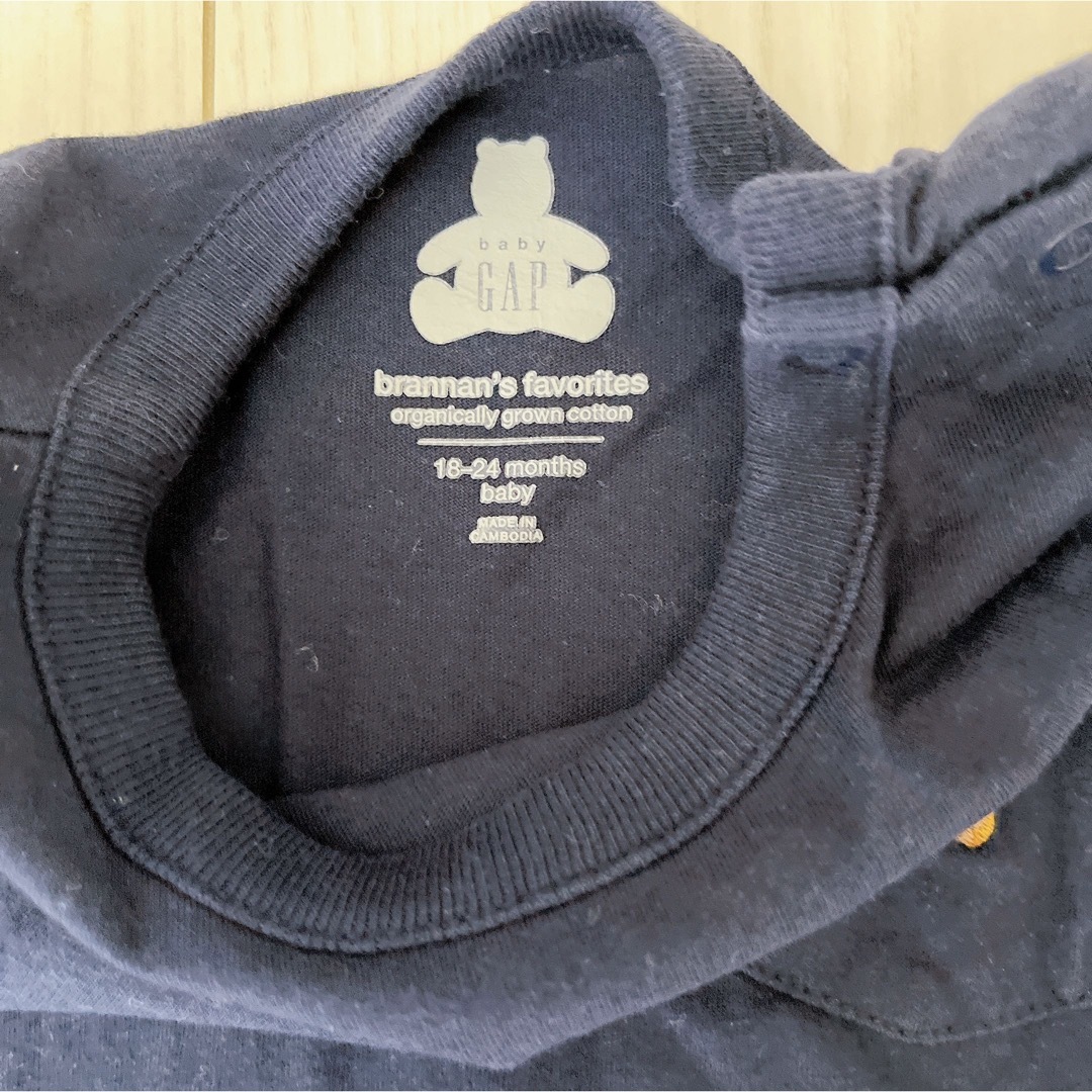 GAP(ギャップ)のGAP 半袖ロンパース　3枚セット キッズ/ベビー/マタニティのベビー服(~85cm)(ロンパース)の商品写真