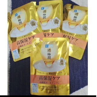 ハダラボ(HADALABO)の肌ラボ 極潤　高保湿ケア 詰替え×4袋(オールインワン化粧品)