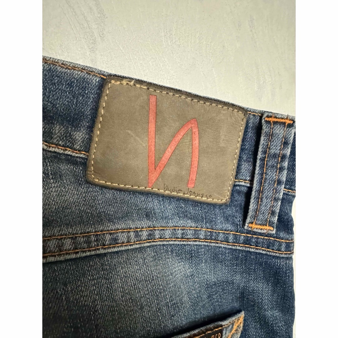 Nudie Jeans(ヌーディジーンズ)のヌーディージーンズ LEAN DEAN リーンディーン W30L32 デニム メンズのパンツ(デニム/ジーンズ)の商品写真