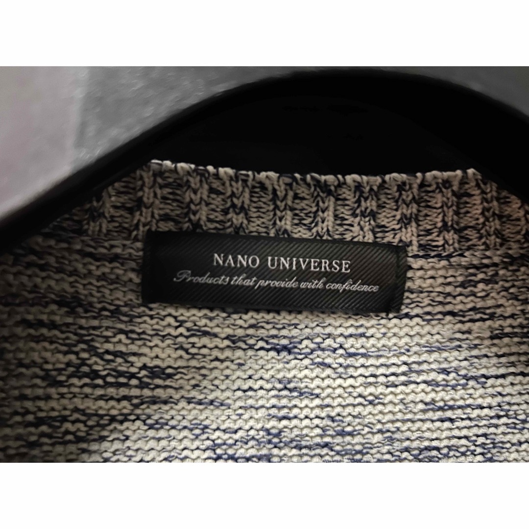 nano・universe(ナノユニバース)のNANO universe メランジグラデーションニット Sサイズ　送料無料 メンズのトップス(ニット/セーター)の商品写真