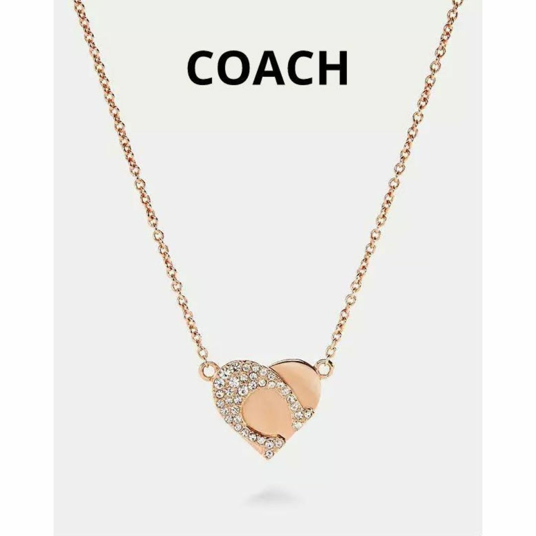 COACH(コーチ)のコーチ COACH シグネチャー ハートネックレス レディースのアクセサリー(ネックレス)の商品写真