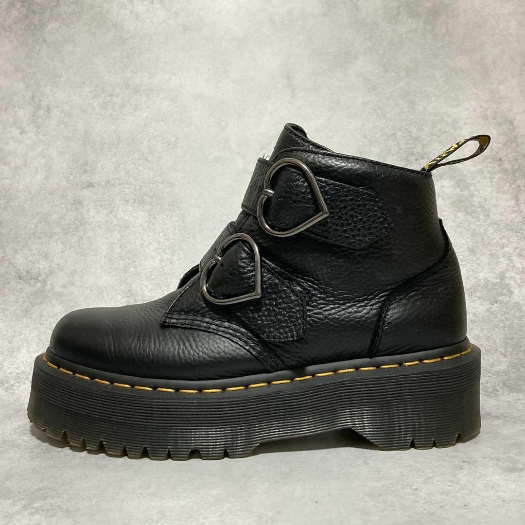 Dr.Martens(ドクターマーチン)のドクターマーチン DEVON HEART BOOT 厚底 ダブルモンク レザー レディースの靴/シューズ(ブーツ)の商品写真