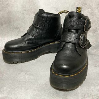 ドクターマーチン(Dr.Martens)のドクターマーチン DEVON HEART BOOT 厚底 ダブルモンク レザー(ブーツ)