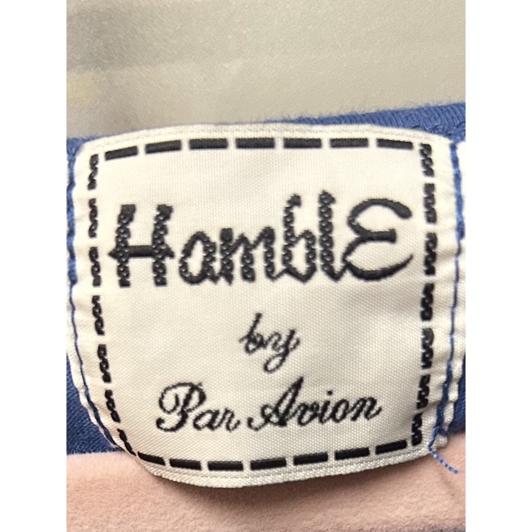 Hamble by Par Avion(ハンブルバイパラビオン)のパラビオン　刺繍Tシャツ レディースのトップス(Tシャツ(半袖/袖なし))の商品写真