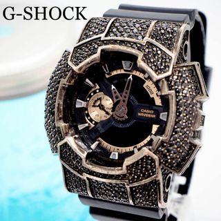 ジーショック(G-SHOCK)の484 G-SHOCK ジーショック時計　メンズ腕時計　カスタムベゼル　ブラック(腕時計(デジタル))