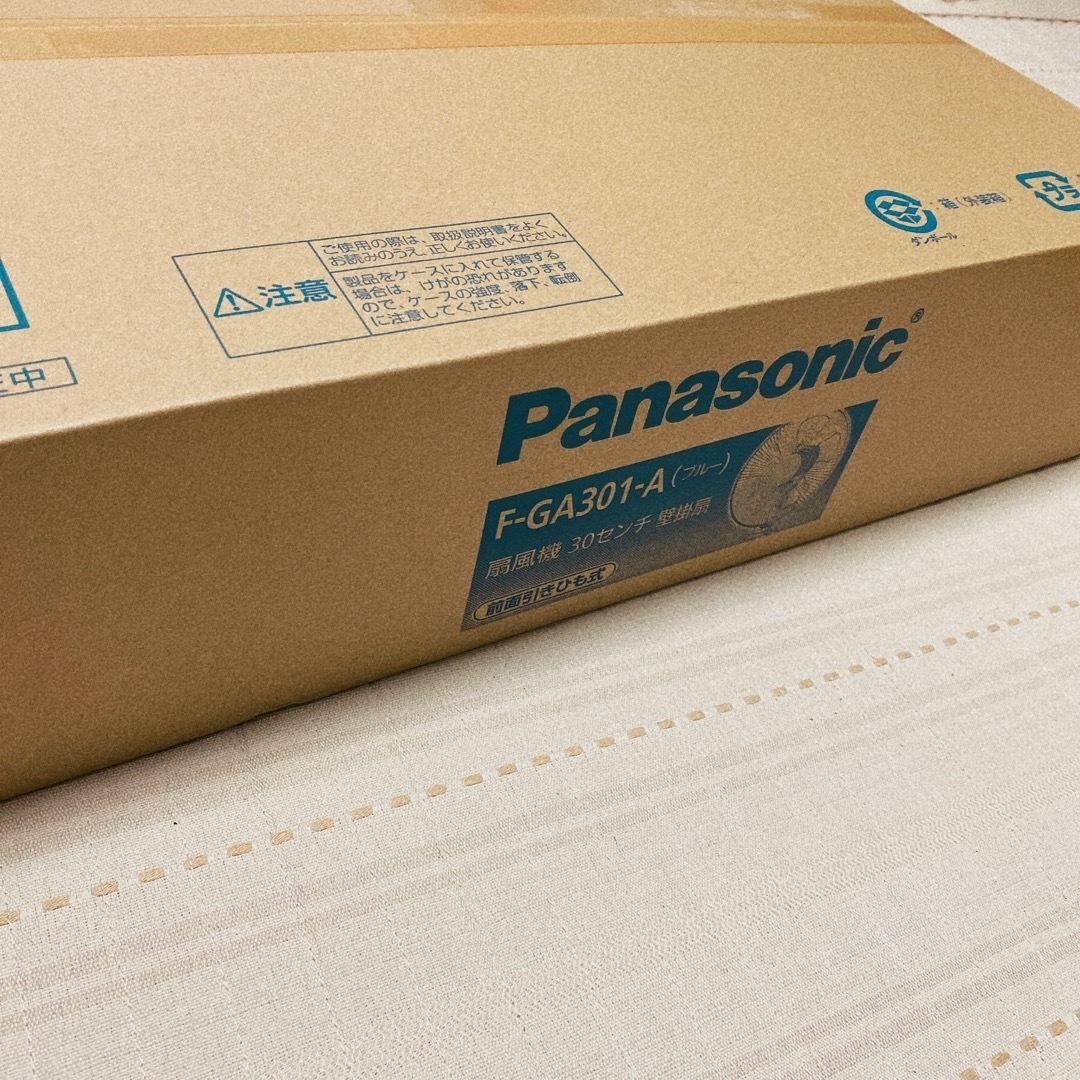 Panasonic(パナソニック)のPanasonic  壁掛け扇  5枚羽根 引きひもタイプ F-GA301-A スマホ/家電/カメラの冷暖房/空調(扇風機)の商品写真