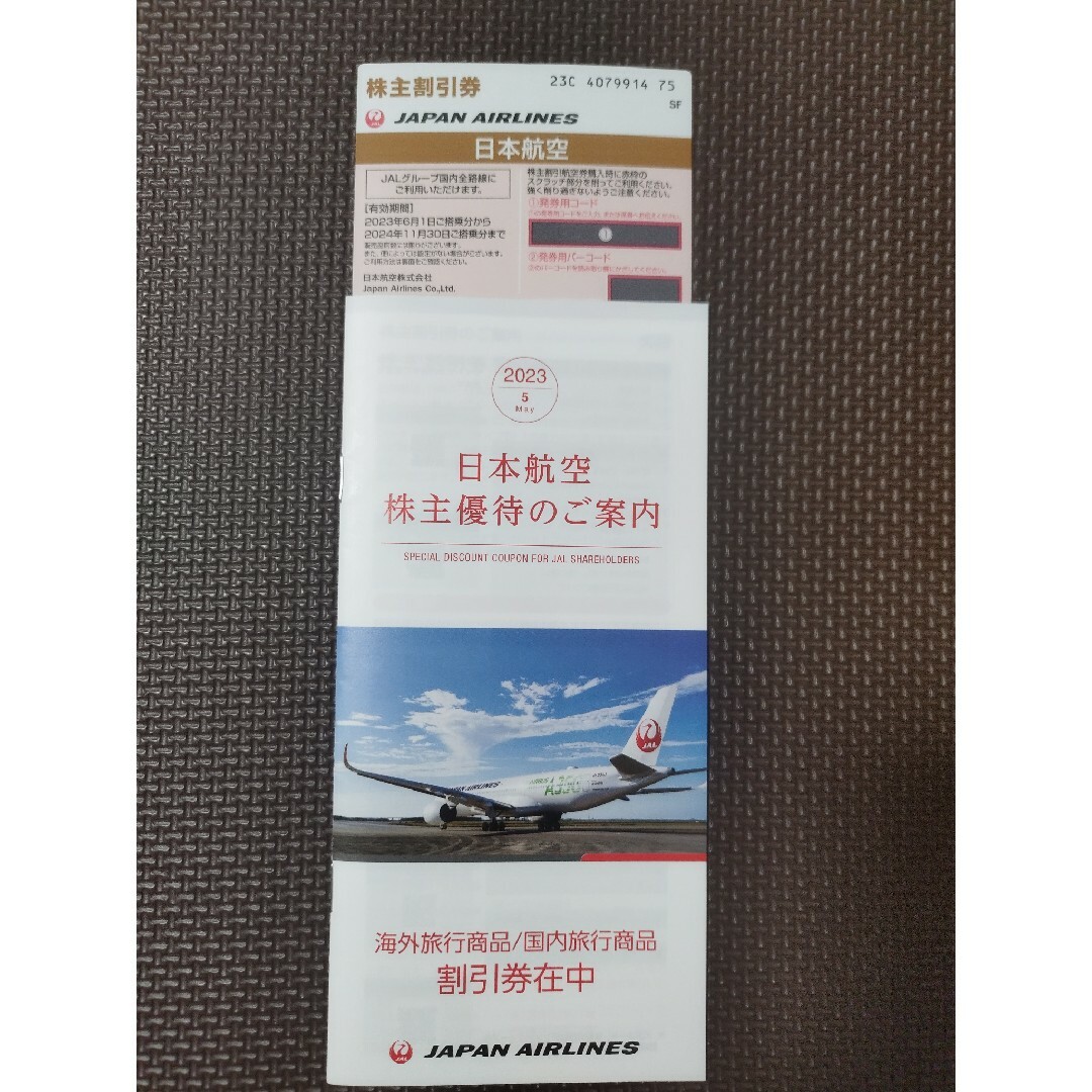 JAL(日本航空)(ジャル(ニホンコウクウ))の日本航空株主割引券 チケットの優待券/割引券(その他)の商品写真