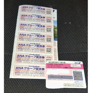 ANA株主優待券1枚とANAグループ優待券(航空券)