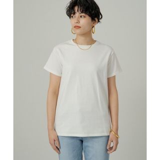 ラウンジドレス(Loungedress)のLoungedress ラウンジドレス　クルーネックTシャツ　ホワイト　FREE(Tシャツ/カットソー(半袖/袖なし))