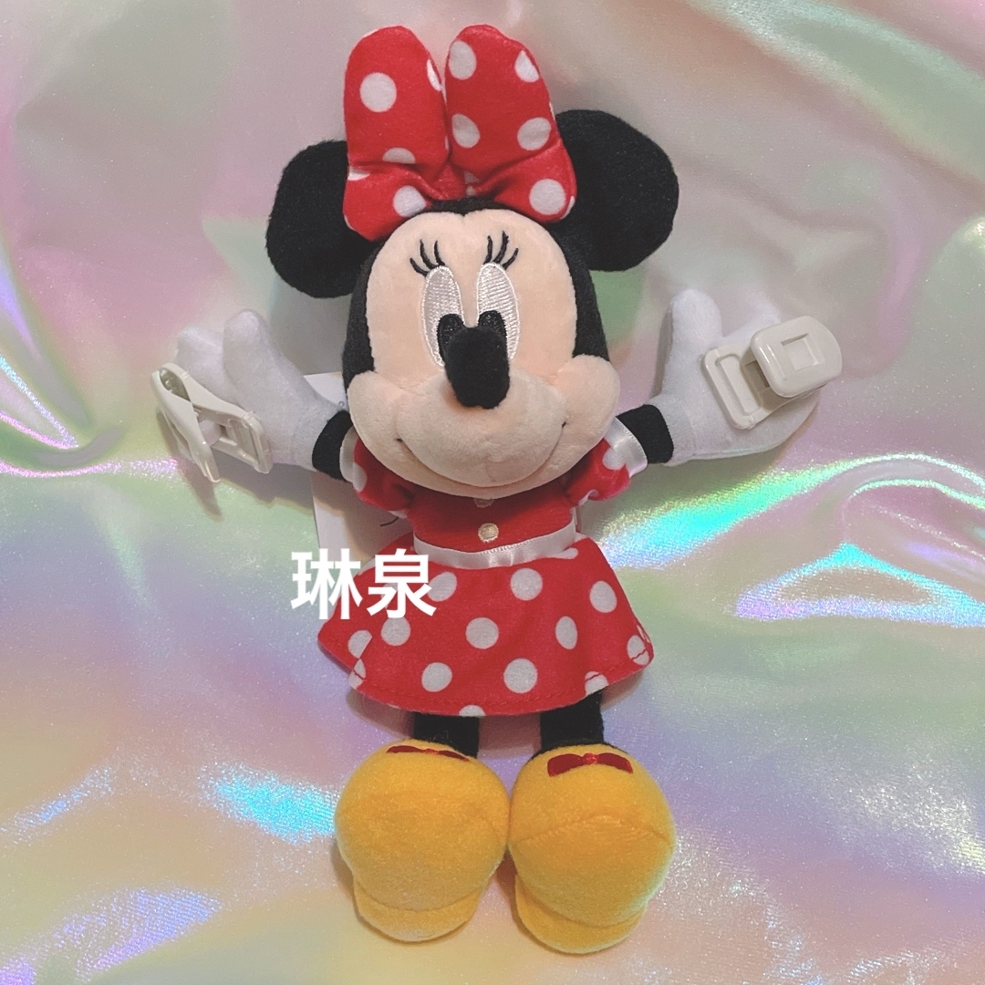 Disney(ディズニー)の東京ディズニーリゾート　ミッキー ミニー 肩のせ 肩のり くっつき ぬいぐるみ エンタメ/ホビーのおもちゃ/ぬいぐるみ(キャラクターグッズ)の商品写真