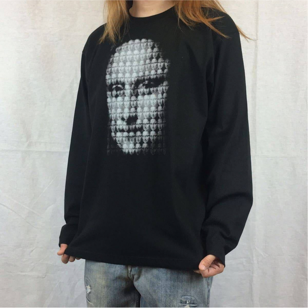 新品 モナリザ レオナルドダヴィンチ ルーヴル美術館 アート パロディ ロンT メンズのトップス(Tシャツ/カットソー(七分/長袖))の商品写真