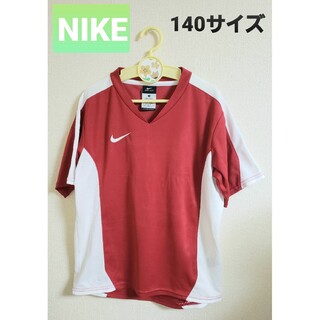 ナイキ(NIKE)のNIKE 　半袖Tシャツ　140　Vネック　 DRI-FIT　サッカー(Tシャツ/カットソー)