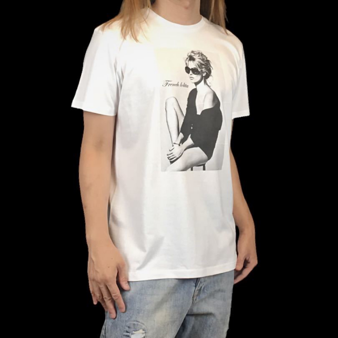 新品 ブリジットバルドー フランス セックスシンボル 女優 モデル Tシャツ メンズのトップス(Tシャツ/カットソー(半袖/袖なし))の商品写真
