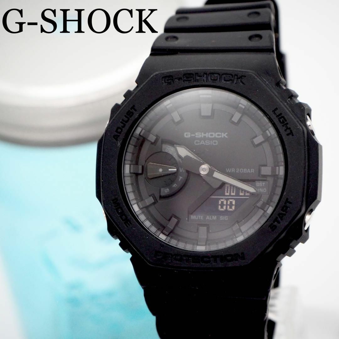 G-SHOCK(ジーショック)の631【美品】G-SHOCK ジーショック時計　メンズ腕時計　ブラック　シンプル メンズの時計(腕時計(デジタル))の商品写真