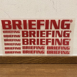 BRIEFING - 廃盤 新品 BRIEFING Logo sticker セット　ブリーフィング
