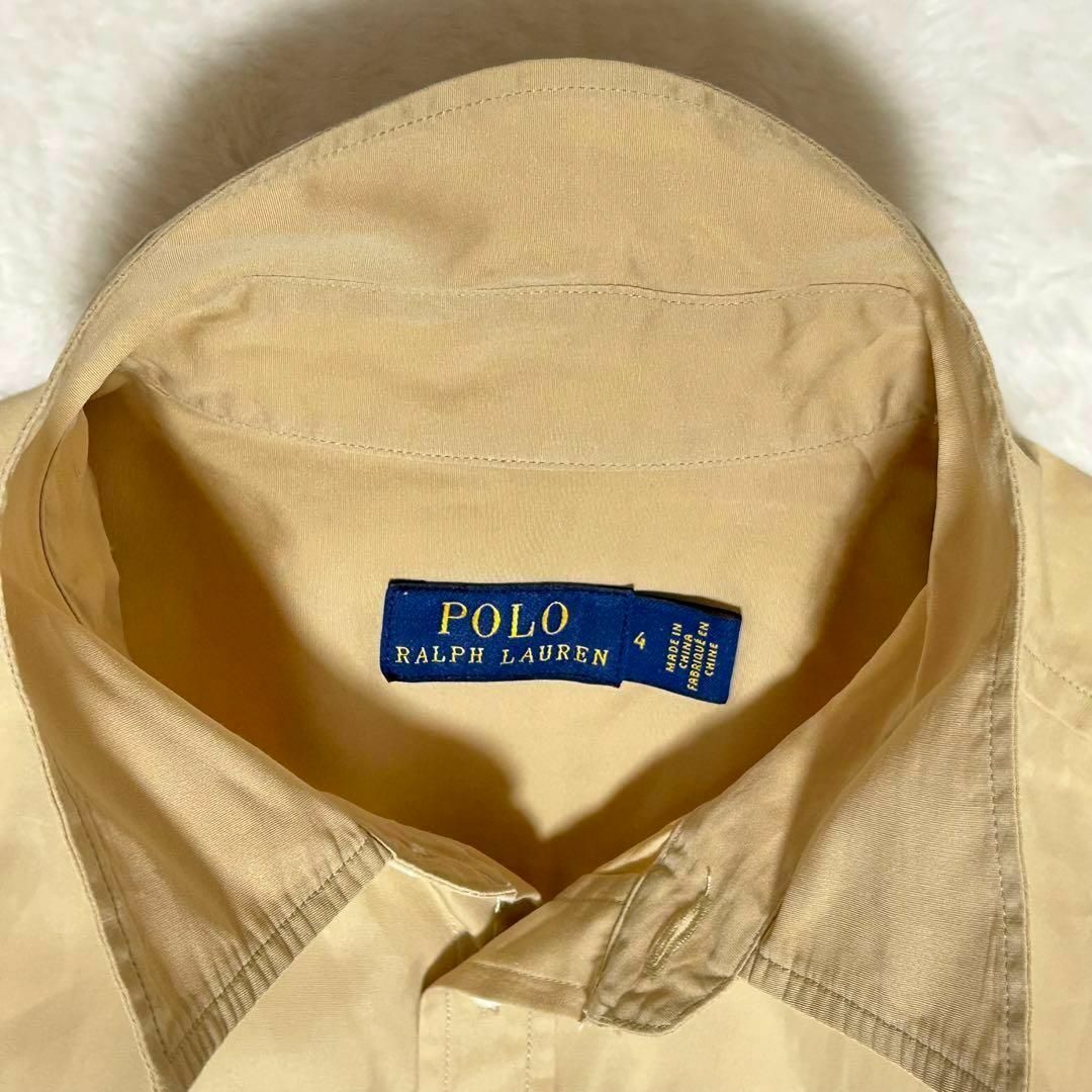 POLO RALPH LAUREN(ポロラルフローレン)の未使用級✨ポロラルフローレン シャツワンピース ベルト ベージュ ロング レディースのワンピース(ロングワンピース/マキシワンピース)の商品写真