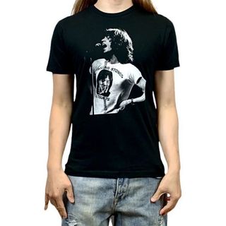 新品 ミックジャガー ローリングストーンズ UKロックンロール バンド Tシャツ(Tシャツ/カットソー(半袖/袖なし))