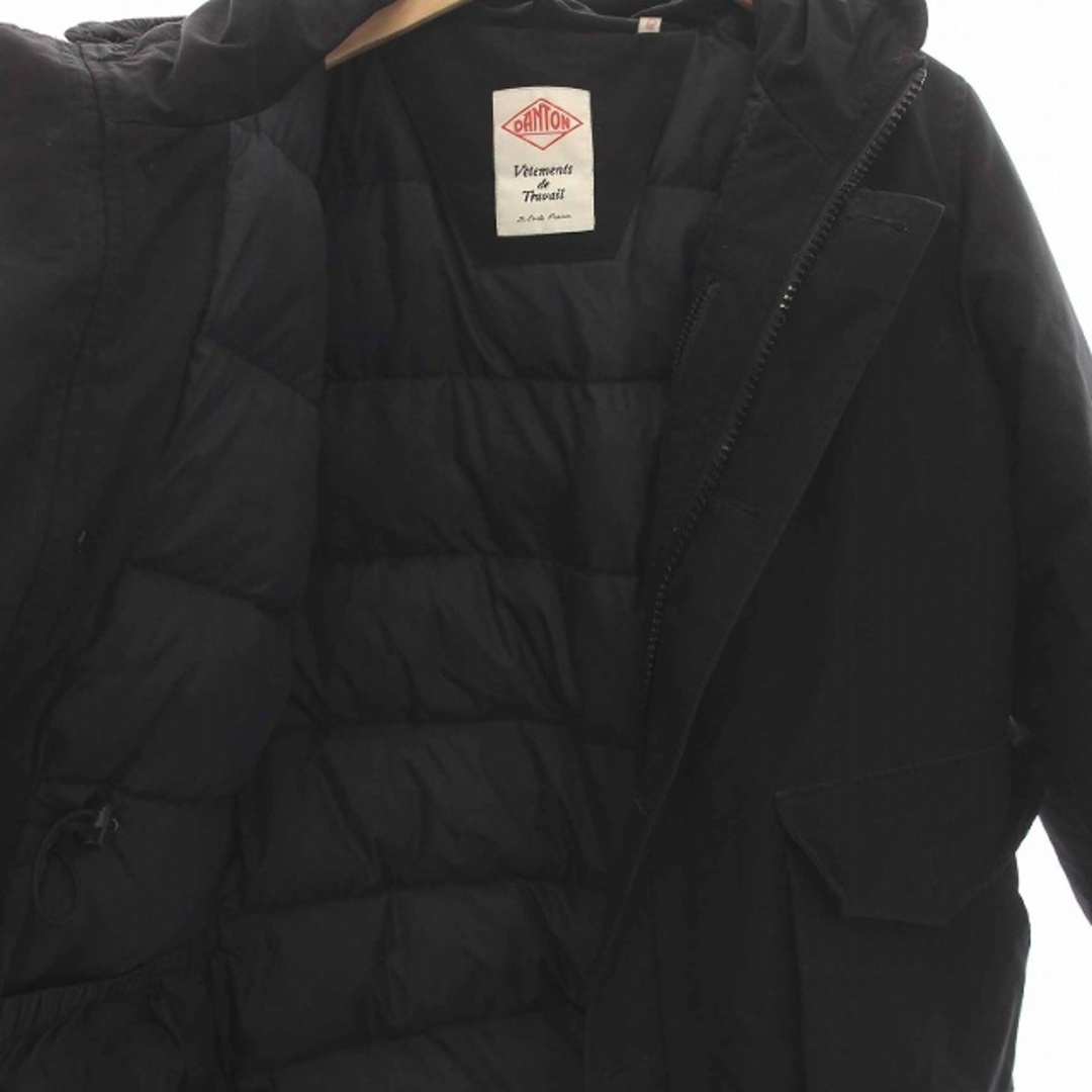 DANTON(ダントン)のDANTON ダウンジャケット ジップアップ アウター 42 M 黒 ブラック メンズのジャケット/アウター(ダウンジャケット)の商品写真