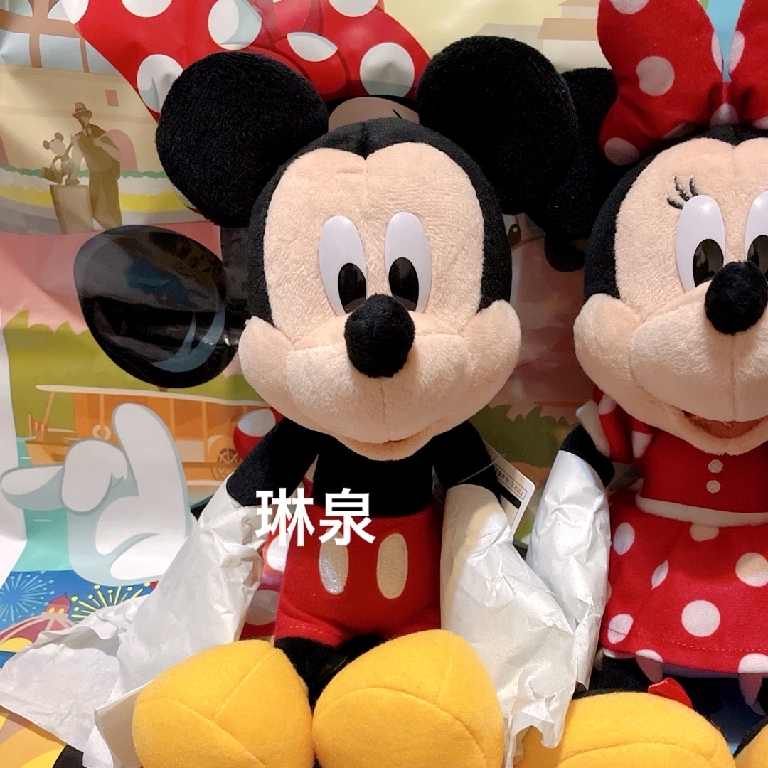 Disney(ディズニー)の【新品タグつき】東京ディズニーリゾート ミッキー ミニー ぬいぐるみ ノーマル エンタメ/ホビーのおもちゃ/ぬいぐるみ(キャラクターグッズ)の商品写真