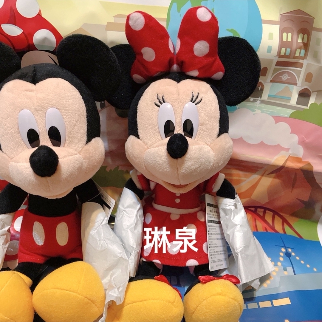 Disney(ディズニー)の【新品タグつき】東京ディズニーリゾート ミッキー ミニー ぬいぐるみ ノーマル エンタメ/ホビーのおもちゃ/ぬいぐるみ(キャラクターグッズ)の商品写真