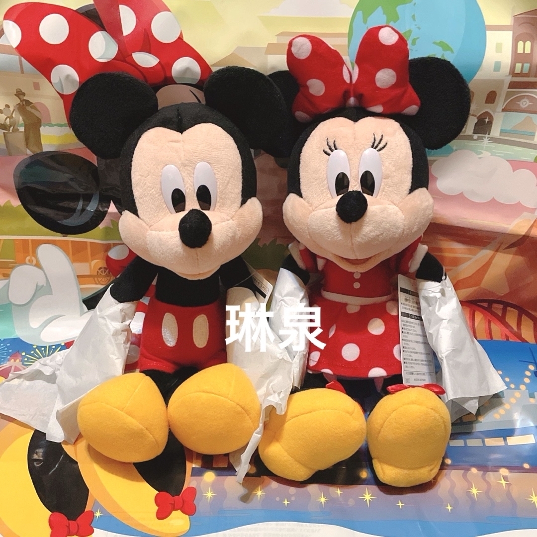 Disney(ディズニー)の【新品タグつき】東京ディズニーリゾート ミッキー ミニー ぬいぐるみ ノーマル エンタメ/ホビーのおもちゃ/ぬいぐるみ(キャラクターグッズ)の商品写真