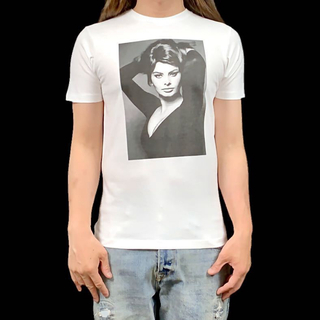 新品 ソフィアローレン 60年代 イタリア オスカー セクシー ポーズ Tシャツ(Tシャツ/カットソー(半袖/袖なし))