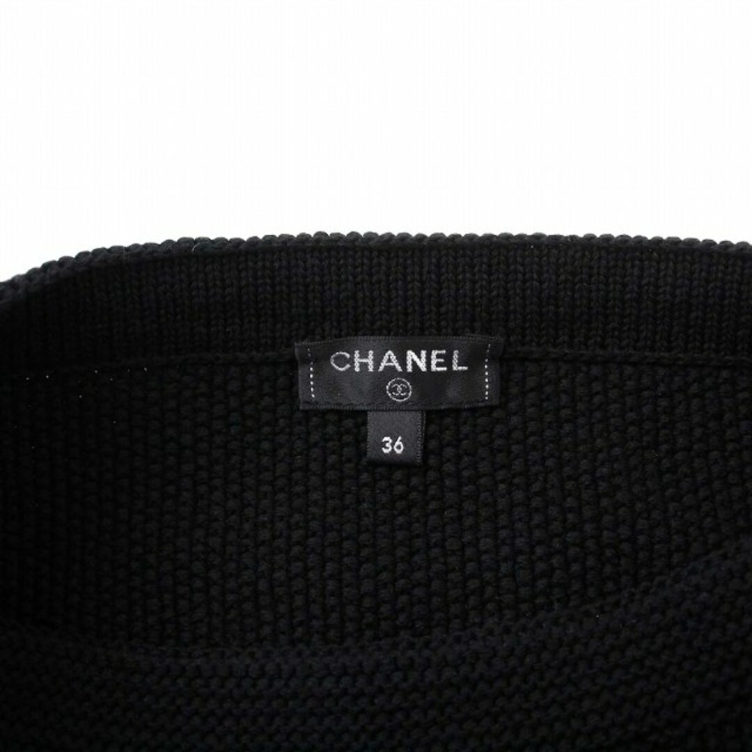 CHANEL(シャネル)のシャネル ココボタン ニット セーター プルオーバー 七分袖 クロップド丈 レディースのトップス(ニット/セーター)の商品写真