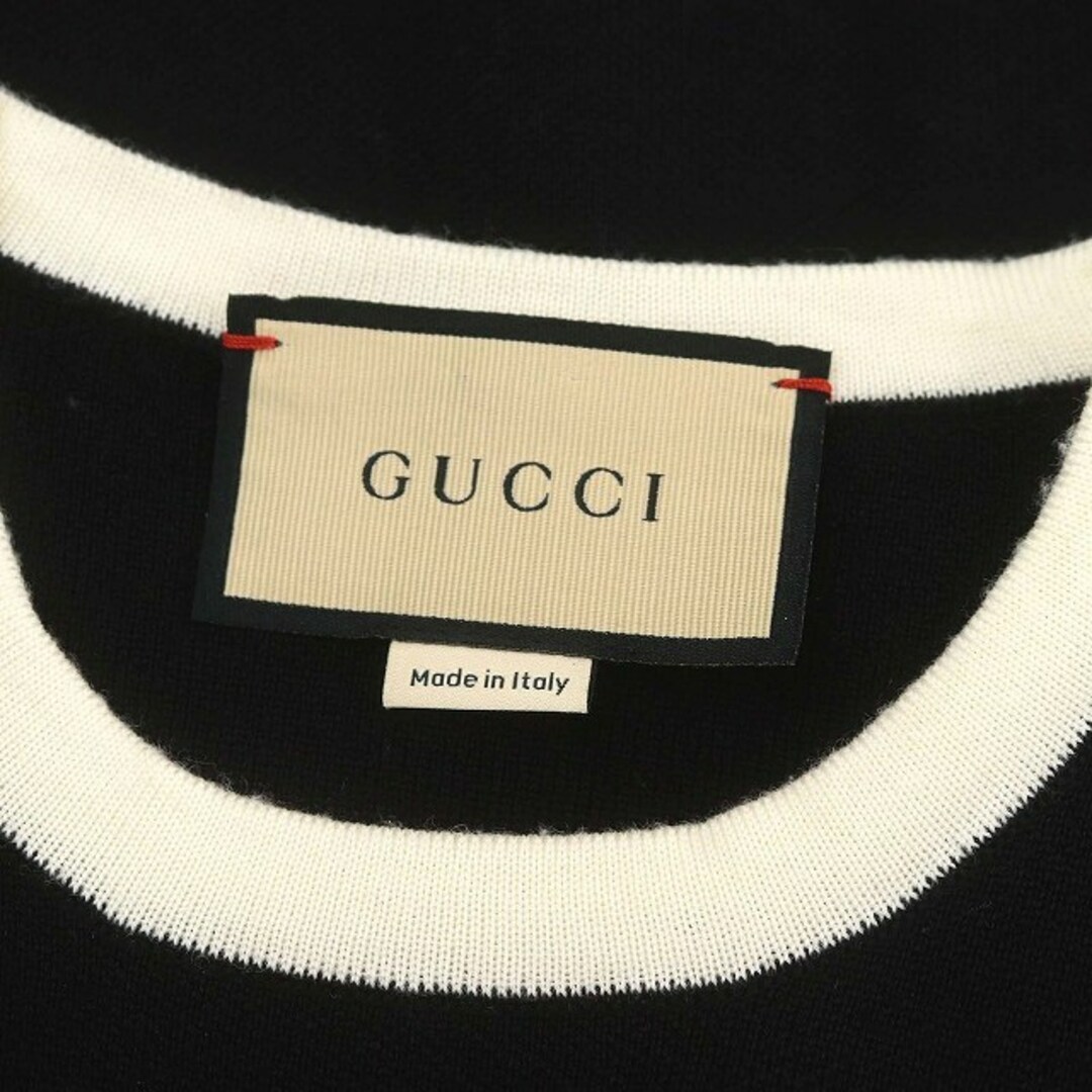 Gucci(グッチ)のグッチ ウール GGピケ ジャカード トップ ニット カットソー 681309 レディースのトップス(ニット/セーター)の商品写真