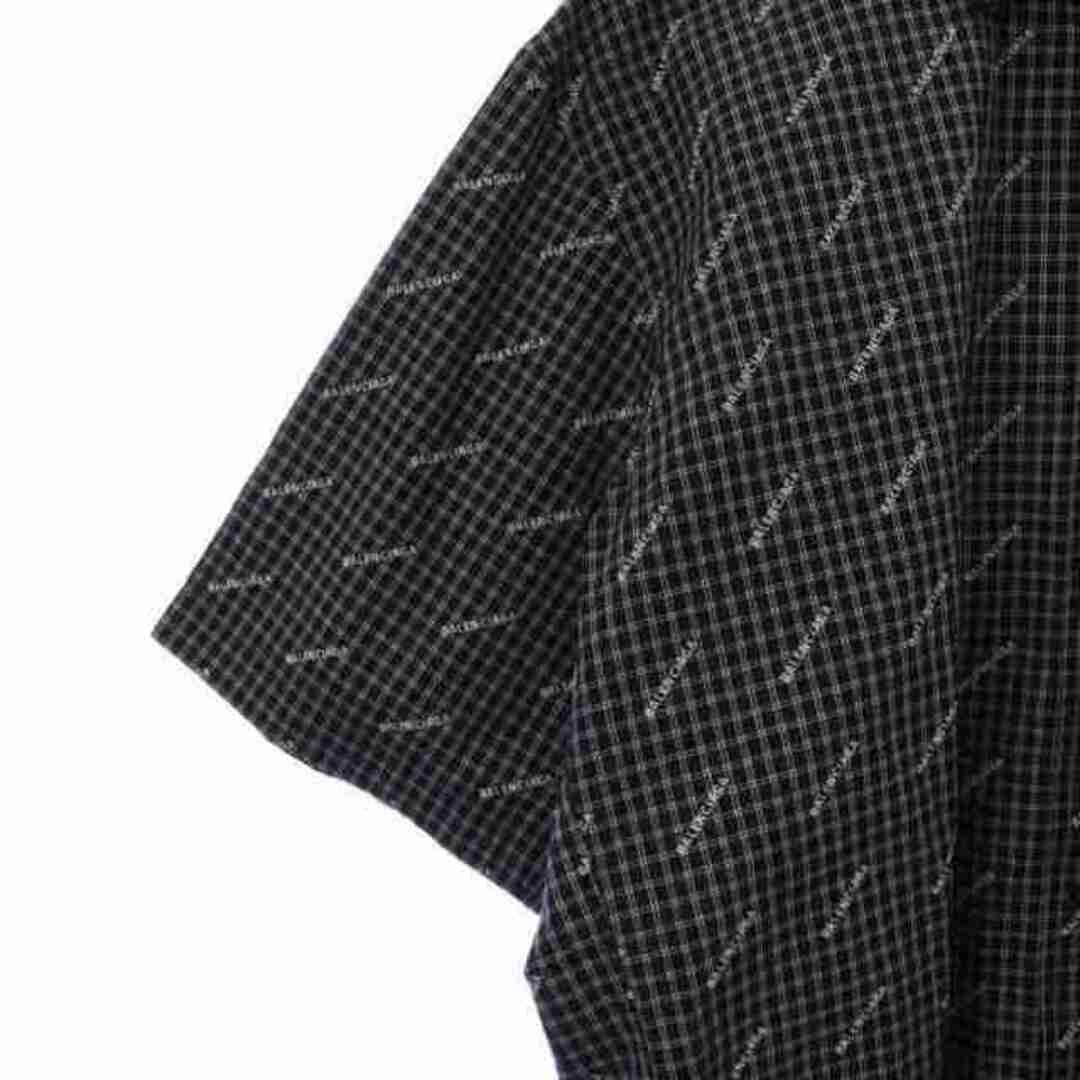 Balenciaga(バレンシアガ)のバレンシアガ 2018年製 シャツ 38 M 黒 白 556854 TELA3 メンズのトップス(シャツ)の商品写真