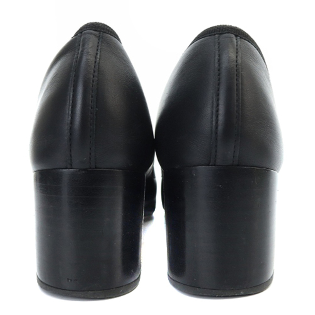 repetto(レペット)のレペット リボン パンプス レザー 37 23.3cm 黒 レディースの靴/シューズ(ハイヒール/パンプス)の商品写真