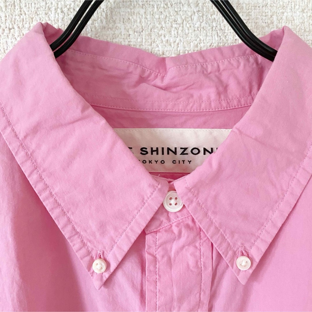 Shinzone(シンゾーン)のTHE SHINZONE DADDY SHIRTS RS ピンク ダディーシャツ レディースのトップス(シャツ/ブラウス(長袖/七分))の商品写真