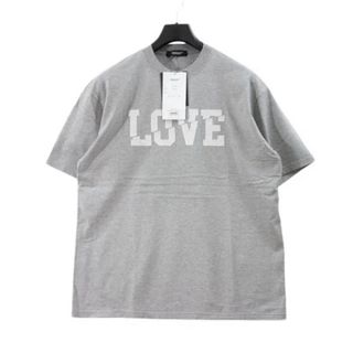 アンダーカバー(UNDERCOVER)の新品 UNDERCOVER 23SS LOVE Applique Tee 2XL(Tシャツ/カットソー(半袖/袖なし))