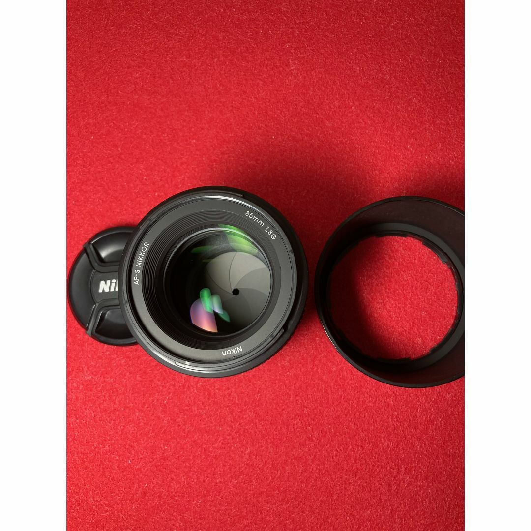 Nikon(ニコン)の美品.ニコン望遠レンズAF-S 85/1.8G .中古保証書2025.4.12迄 スマホ/家電/カメラのカメラ(レンズ(単焦点))の商品写真