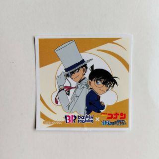 31アイス　名探偵コナン　ステッカー　コナン＆キッド(キャラクターグッズ)