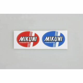 限定 MIKUNI ミクニ solex ソレックス ノベルティ ステッカー 赤青(車外アクセサリ)