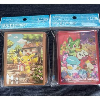 【新品未開封】ポケモンカード　デッキシールド　ピカチュウの贈り物