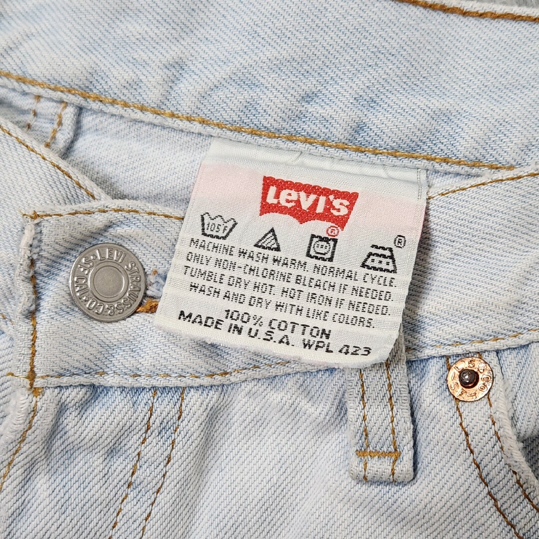 Levi's(リーバイス)の【希少✨ 一点物】  “she so” 米国製 LEVI'S 501xx ハード レディースのパンツ(デニム/ジーンズ)の商品写真