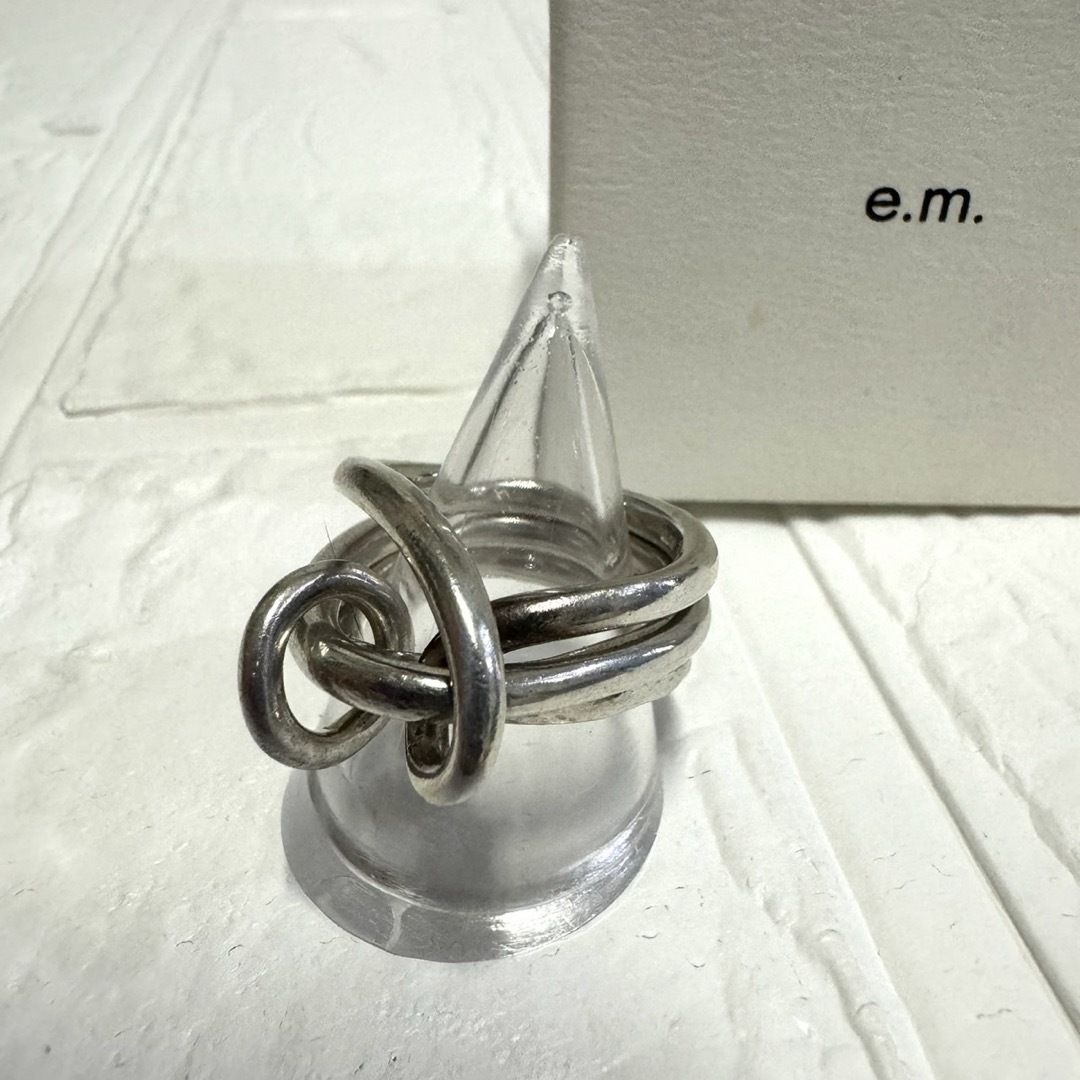 e.m.(イーエム)の✳️専用✳️e.m. 変形 3連 リング レディースのアクセサリー(リング(指輪))の商品写真