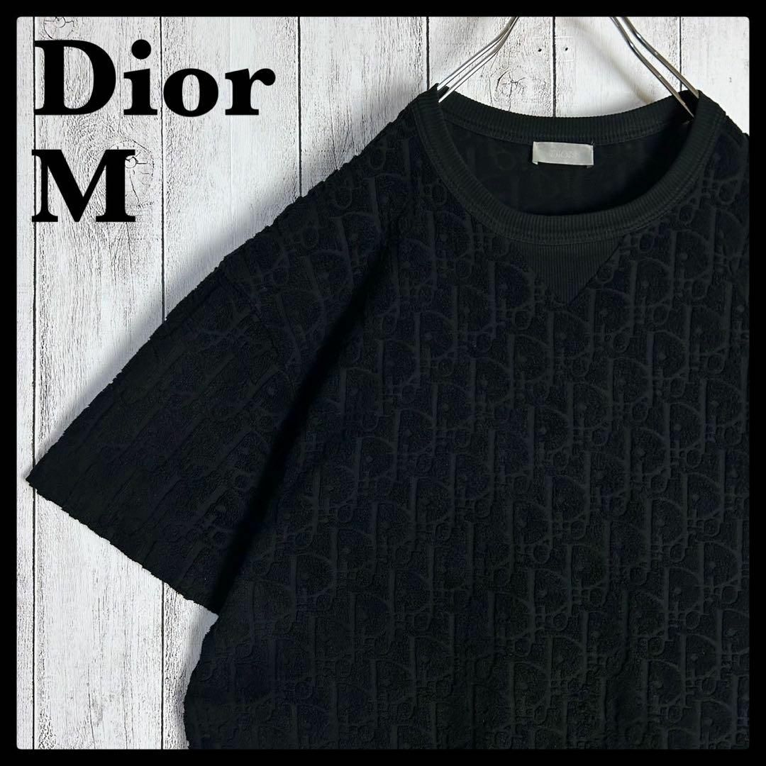 Christian Dior(クリスチャンディオール)の【超人気モデル】ディオール☆Tシャツ オブリーク 21SS ブラック 入手困難 メンズのトップス(Tシャツ/カットソー(半袖/袖なし))の商品写真