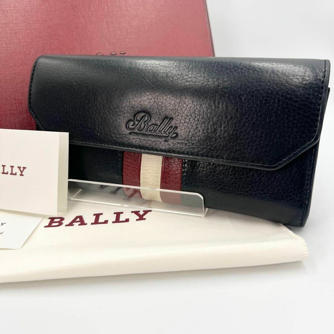 Bally(バリー)の【美品】バリー Bally 長財布 ティニー ブラック 黒 TINNEY 箱付き レディースのファッション小物(財布)の商品写真