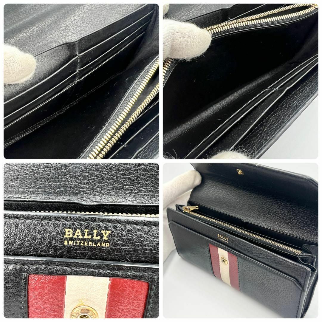 Bally(バリー)の【美品】バリー Bally 長財布 ティニー ブラック 黒 TINNEY 箱付き レディースのファッション小物(財布)の商品写真