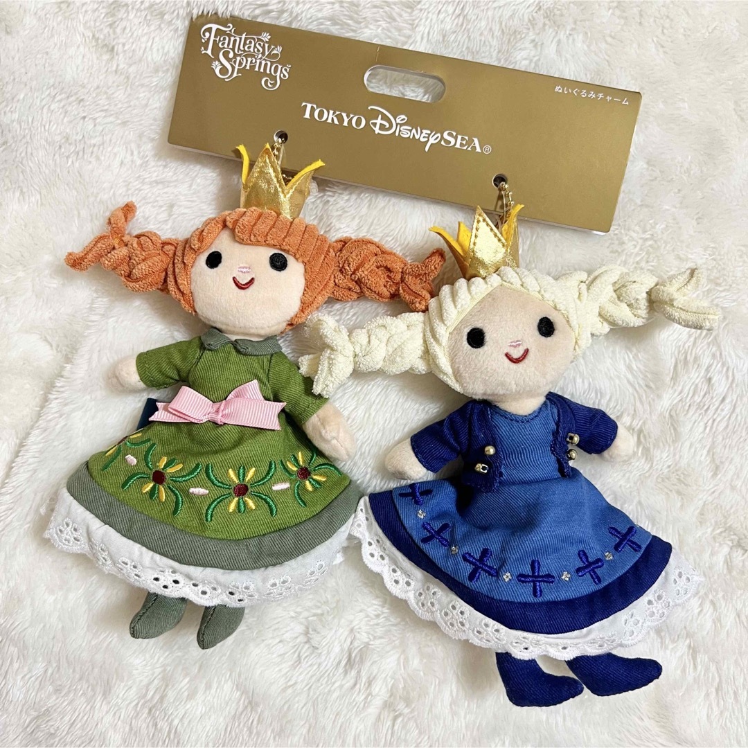 Disney(ディズニー)のファンタジースプリングス アナ雪 ぬいぐるみチャーム エンタメ/ホビーのおもちゃ/ぬいぐるみ(ぬいぐるみ)の商品写真