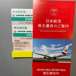 ジャル(ニホンコウクウ)(JAL(日本航空))のJAL株主割引券　2枚　2025/5/31まで(その他)