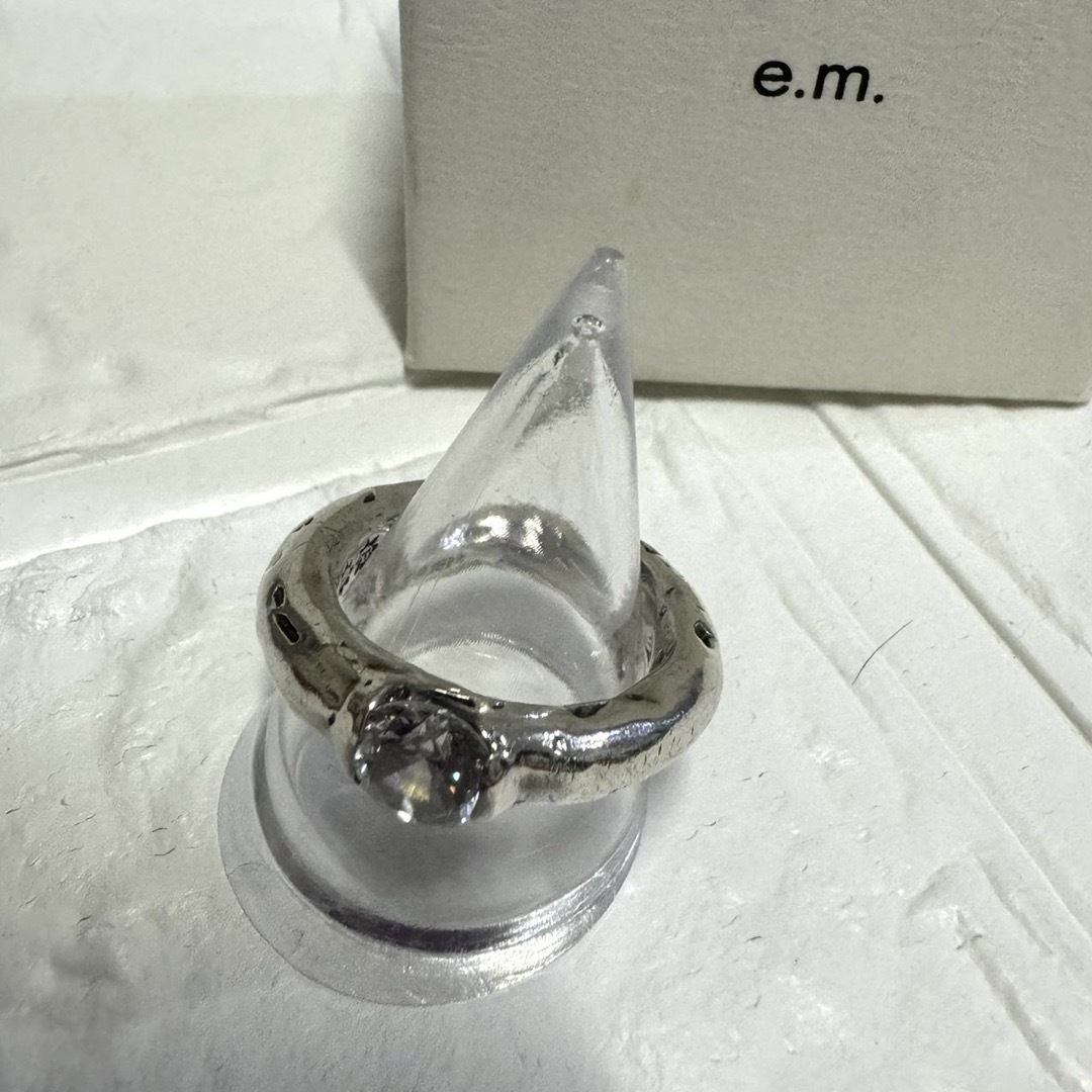 e.m.(イーエム)のe.m. ジルコニア リング レディースのアクセサリー(リング(指輪))の商品写真