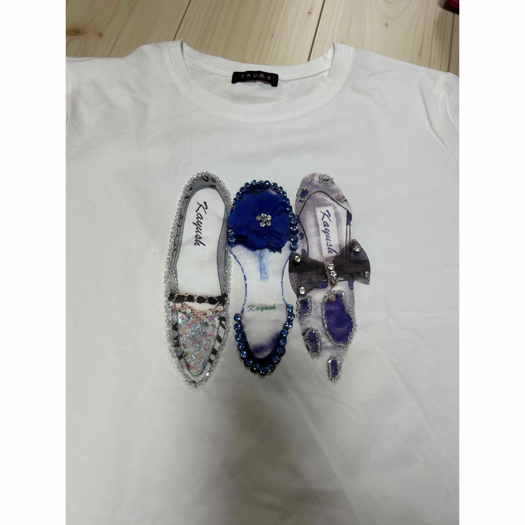 Joie (ファッション)(ジョア)の新品２枚セット！韓国系キラキラビジューTシャツ レディースのトップス(Tシャツ(半袖/袖なし))の商品写真