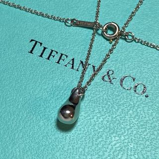 Tiffany & Co. - ティファニー PT950 ティアドロップ ネックレス プラチナ