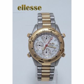 エレッセ(ellesse)のellesse CHRONOGRAPH 03-0038-001 クォーツ腕時計(腕時計)