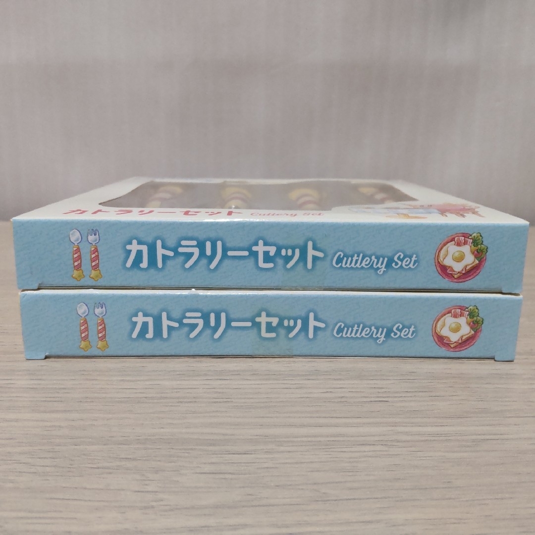 任天堂(ニンテンドウ)のカービィ・ハッピーモーニング カラトリーセット〈全1種〉2個セット インテリア/住まい/日用品のキッチン/食器(カトラリー/箸)の商品写真